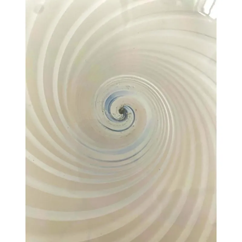Sale Pamono Murano Spiral White Murano Glass Table Lamp by Simoeng