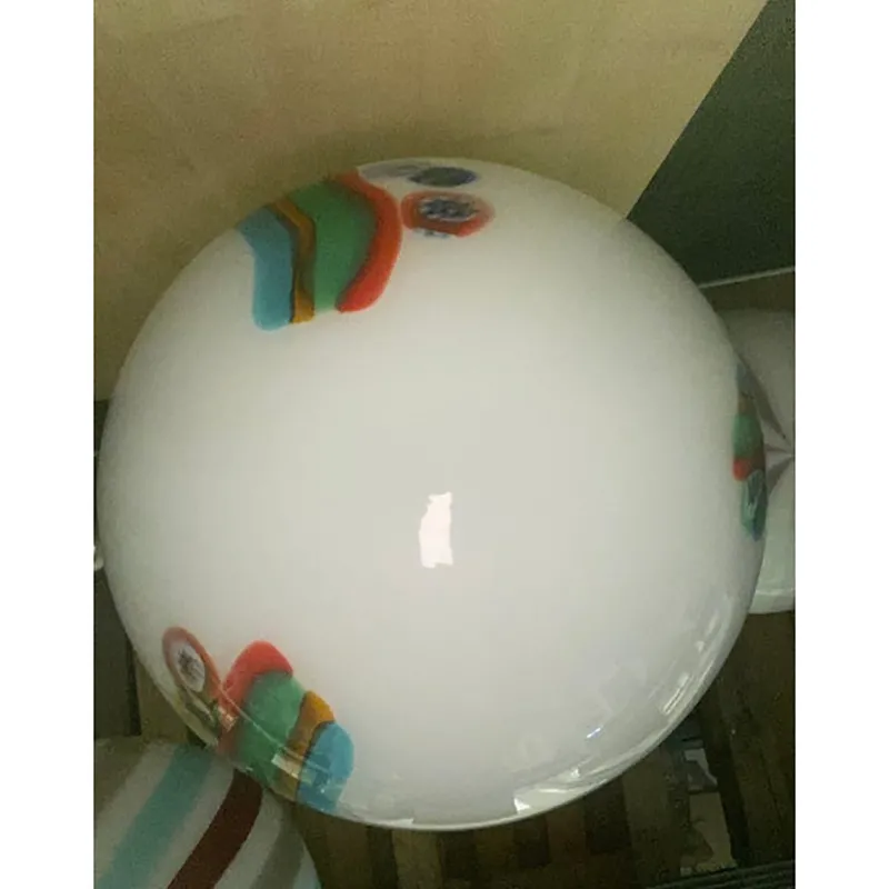 Pamono Murano Style Clear with Murrise Multicolors Pendant by Simoeng> Ceiling Lights