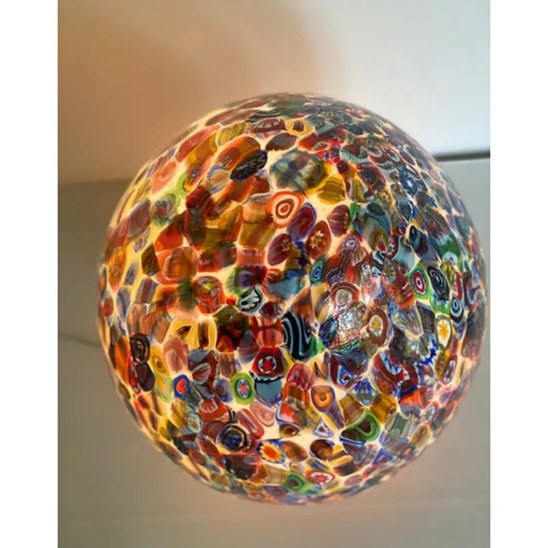 Pamono Murano Style Glass Egg Table Lamps by Simoeng, Set of 2> Table Lamps