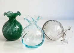 Sale Pamono Murano Vases in Acquamare from Ribes the Art of Glass, Set of 3