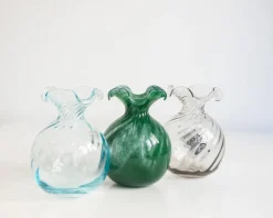 Sale Pamono Murano Vases in Acquamare from Ribes the Art of Glass, Set of 3