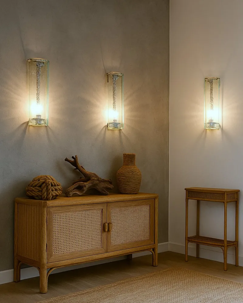 Discount Pamono Murano Wall Sconces from AV Mazzega, 1970s, Set of 3