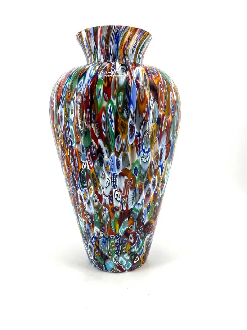 Pamono Murrina Amphora Vase by 1295 Murano> Tabletop