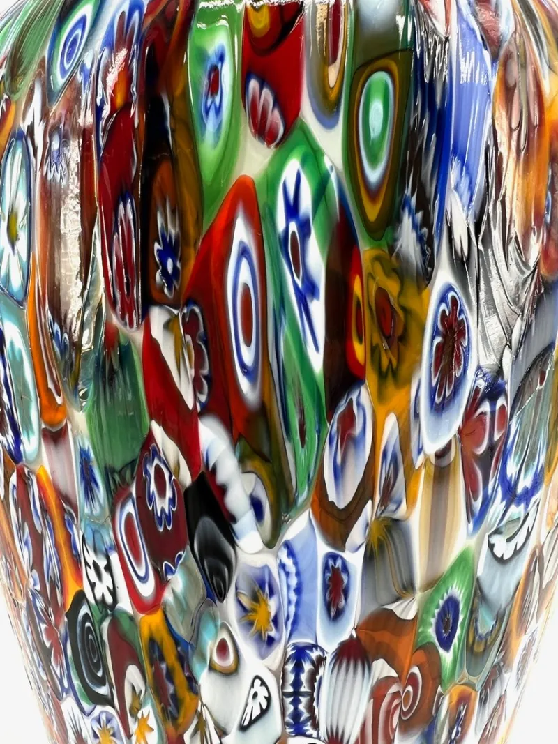 Pamono Murrina Amphora Vase by 1295 Murano> Tabletop
