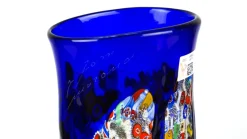 Pamono Murrina Millefiori Technique Glass Vase by Imperio Rossi for Made Murano Glass, 2019><noscript><img width=
