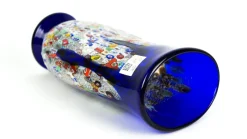 Pamono Murrina Millefiori Technique Glass Vase by Imperio Rossi for Made Murano Glass, 2019><noscript><img width=