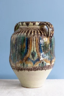 Pamono Nabeul Double-Handled Jar by Pierre De Verclos, 1930><noscript><img width=