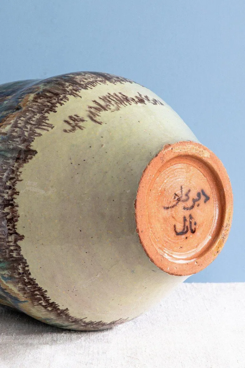Pamono Nabeul Double-Handled Jar by Pierre De Verclos, 1930> Bottles, Carafes & Jugs