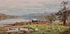 Discount Pamono Nancy Bailey, Ben Nevis from Loch Eil, Scotland, 1978, Impasto Oil Painting, Framed