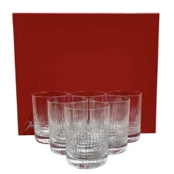 Online Pamono Nancy Goblets from Baccarat, Set of 9