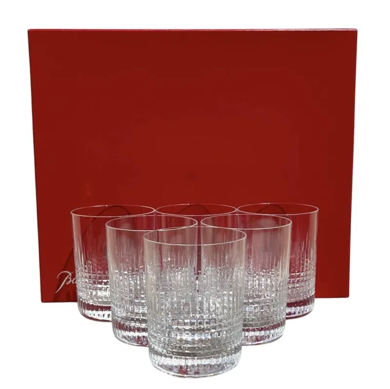 Online Pamono Nancy Goblets from Baccarat, Set of 9