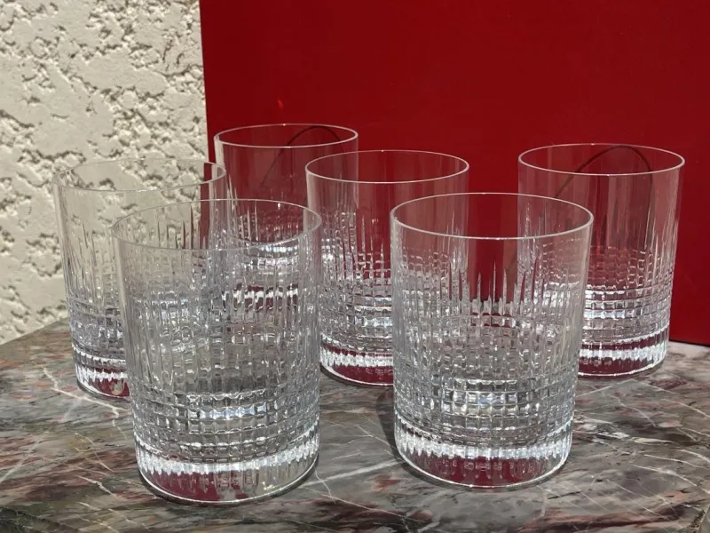 Online Pamono Nancy Goblets from Baccarat, Set of 9