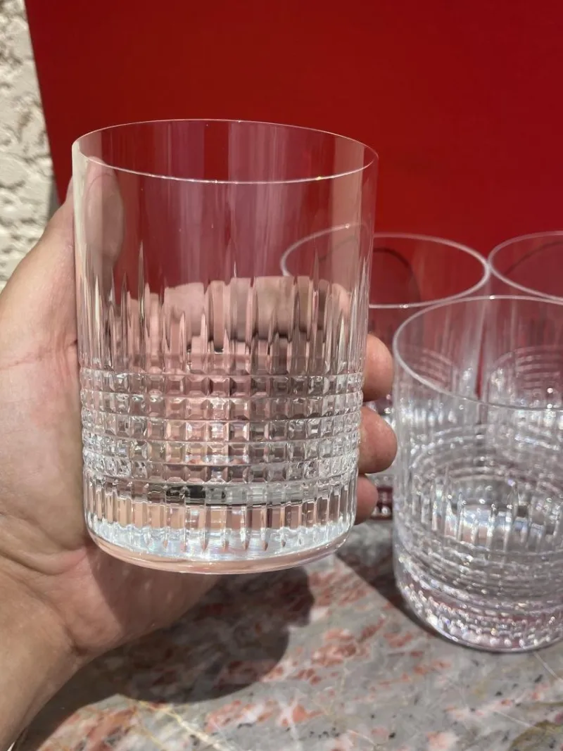 Online Pamono Nancy Goblets from Baccarat, Set of 9