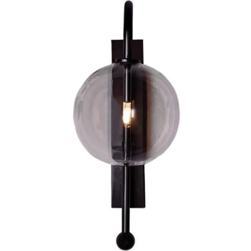 Pamono Naples Black Gunmetal Wall Sconce by Schwung> Wall Lights & Sconces