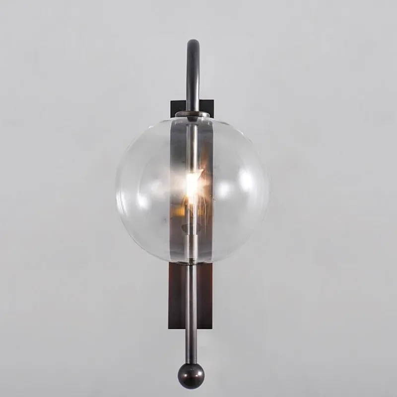 Pamono Naples Black Gunmetal Wall Sconce by Schwung> Wall Lights & Sconces