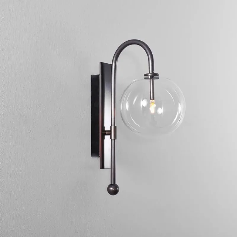 Pamono Naples Black Gunmetal Wall Sconce by Schwung> Wall Lights & Sconces