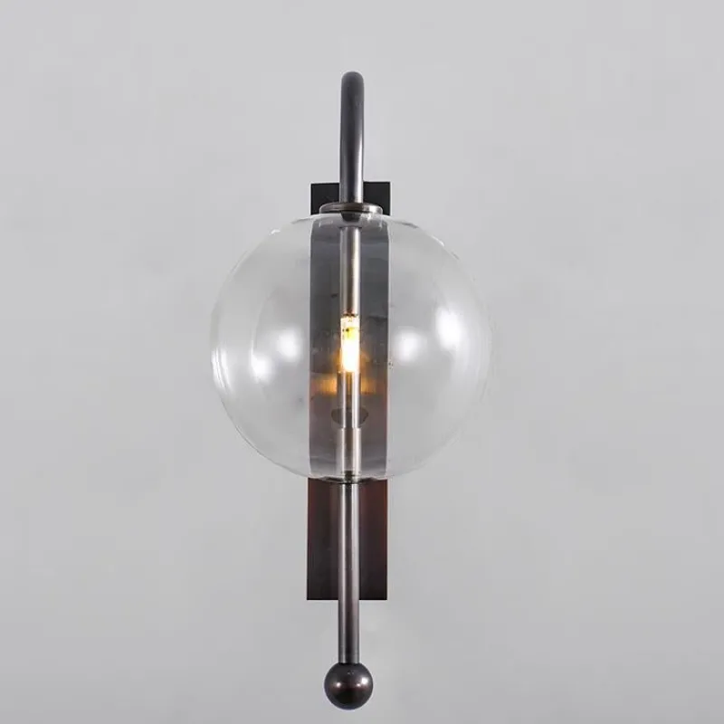 Pamono Naples Black Gunmetal Wall Sconce by Schwung> Wall Lights & Sconces