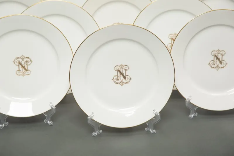 Sale Pamono Napoleon Dinner Service from Sevres, Set of 29