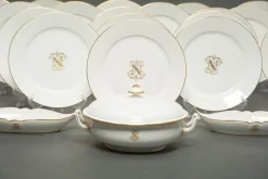 Sale Pamono Napoleon Dinner Service from Sevres, Set of 29