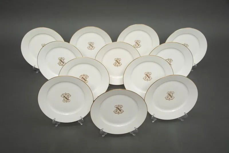 Sale Pamono Napoleon Dinner Service from Sevres, Set of 29