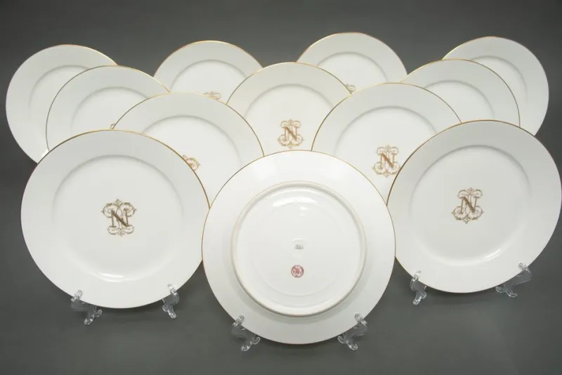 Sale Pamono Napoleon Dinner Service from Sevres, Set of 29