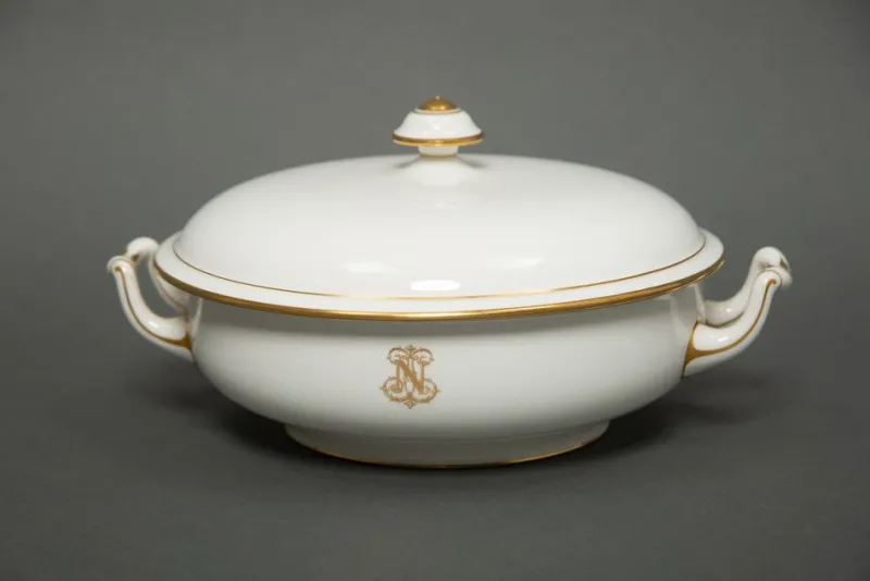 Sale Pamono Napoleon Dinner Service from Sevres, Set of 29