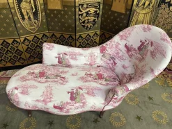 Online Pamono Napoleon III Chaise Lounge in Toile De Jouy