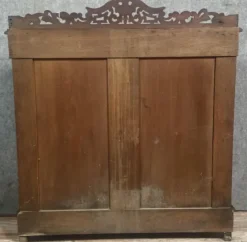 Clearance Pamono Napoleon III Curved Display Case in Mahogany, 1850s