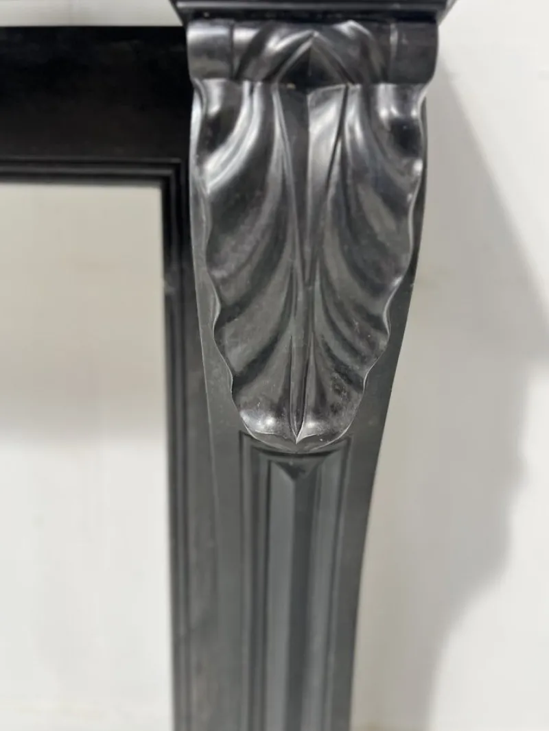 Best Pamono Napoleon III Fireplace with Claw Feet in Black Marble, 19th Century
