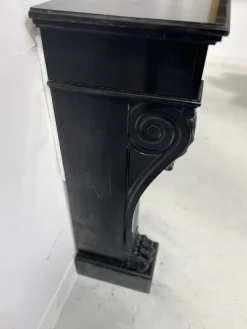Best Pamono Napoleon III Fireplace with Claw Feet in Black Marble, 19th Century