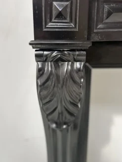 Best Pamono Napoleon III Fireplace with Claw Feet in Black Marble, 19th Century