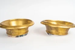 Pamono Napoleon III Gilt Bronze Vase Tops, 19th Century, Set of 2> Planters And Jardiniere