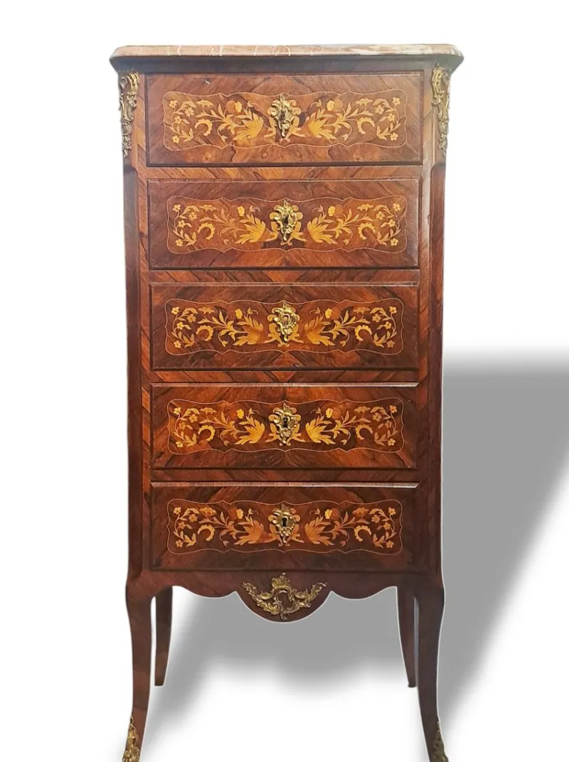 New Pamono Napoleon III Inlaid Secretary, France