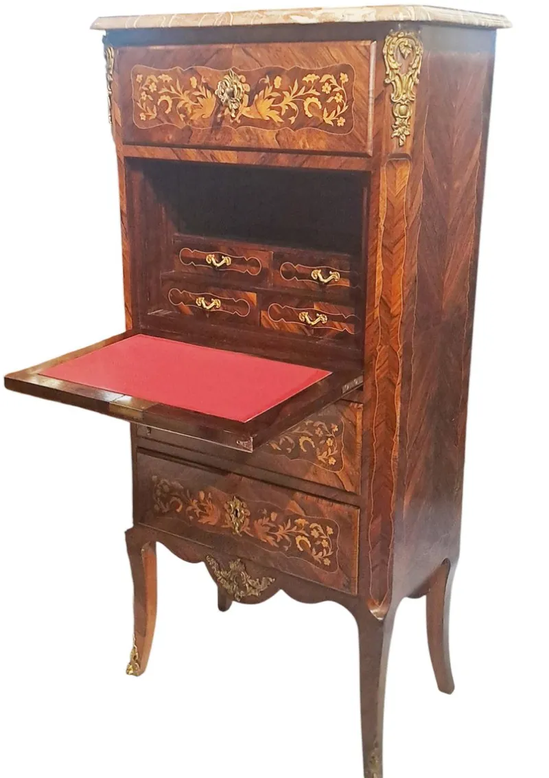 New Pamono Napoleon III Inlaid Secretary, France