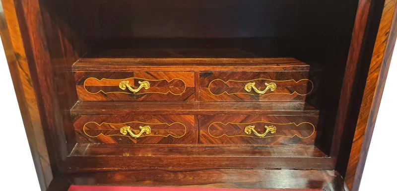 New Pamono Napoleon III Inlaid Secretary, France