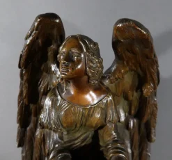 Pamono Napoleon III Marble and Bronze Clock><noscript><img width=