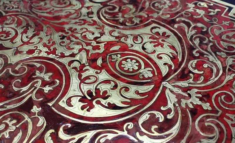 Discount Pamono Napoleon III Marquetry Boulle Game Table, 19th Century