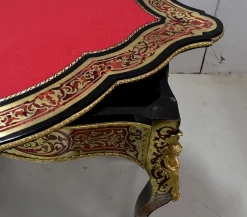 Discount Pamono Napoleon III Marquetry Boulle Game Table, 19th Century