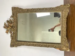 Pamono Napoleon III Mirror in Wood and Stucco Gilded with Gold Leaf, 1800s> Mirrors