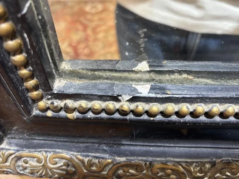 Outlet Pamono Napoleon III Mirror with Pediment