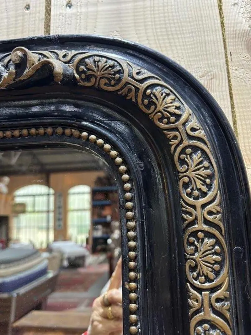 Outlet Pamono Napoleon III Mirror with Pediment