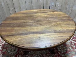 Outlet Pamono Napoleon III Oval Dining Table with Central Leg