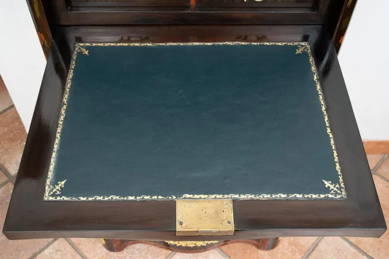 Sale Pamono Napoleon III Secretaire in Exotic Fine Woods with Gilt Bronze Applications, France, 19th Century