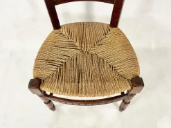 Pamono Napoleon III Straw Nanny Chair, 1800s><noscript><img width=