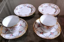 Clearance Pamono Napoleon III Style Porcelain Coffee Service Set, Set of 28