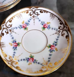 Clearance Pamono Napoleon III Style Porcelain Coffee Service Set, Set of 28