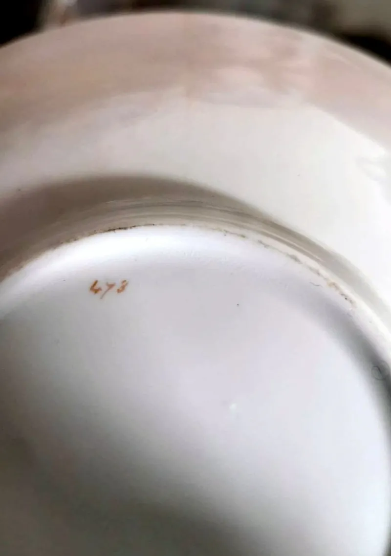 Clearance Pamono Napoleon III Style Porcelain Coffee Service Set, Set of 28
