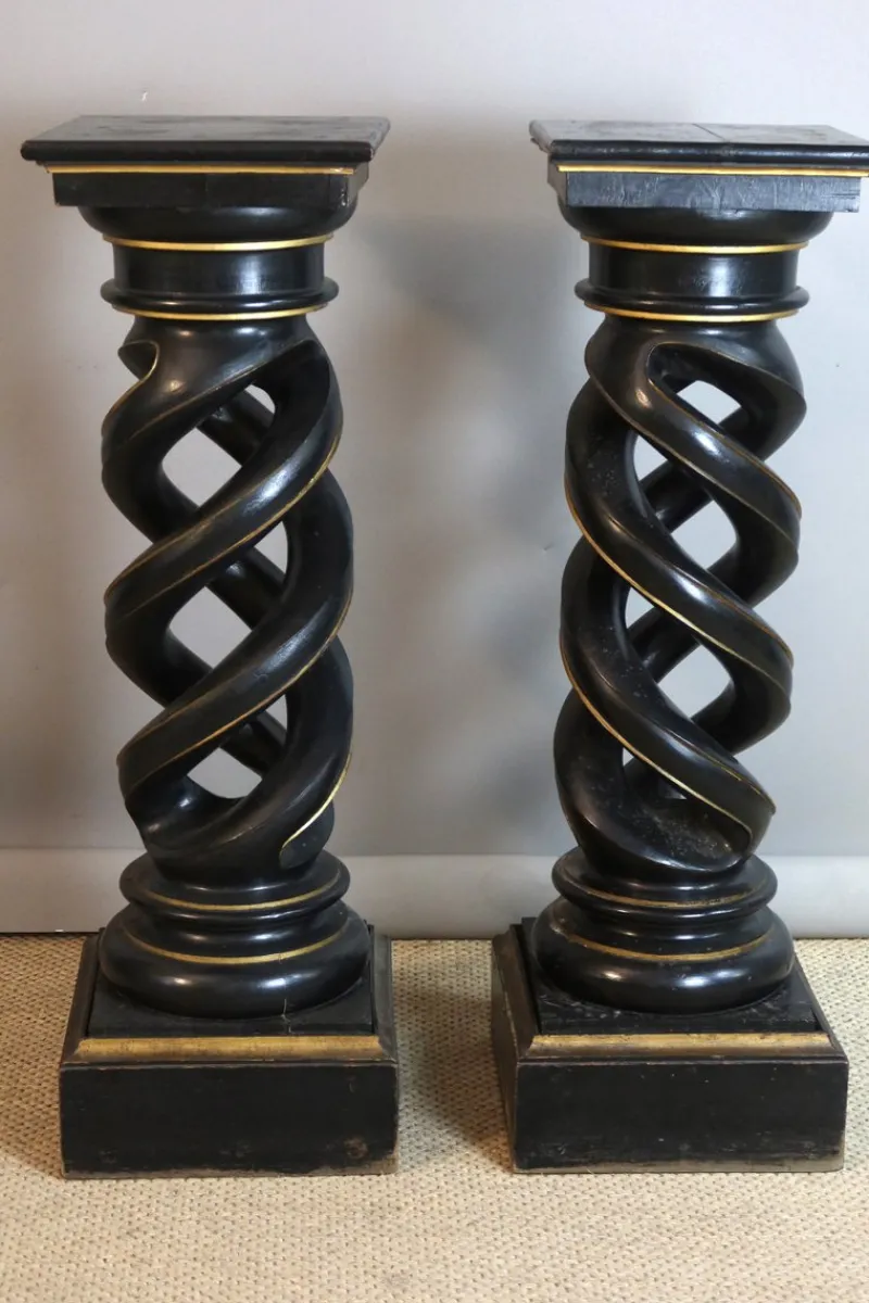Sale Pamono Napoleon III Twisted Saddles, Set of 2