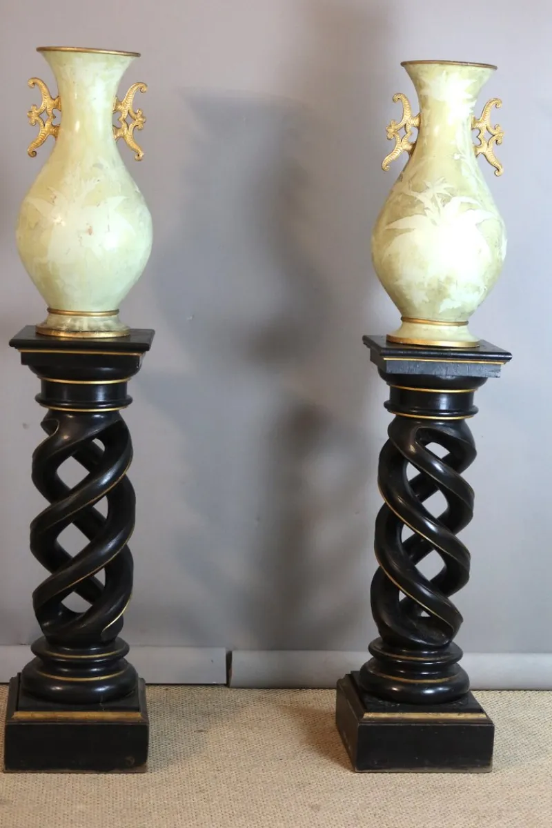 Sale Pamono Napoleon III Twisted Saddles, Set of 2