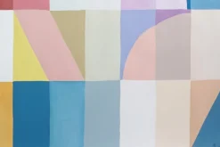 Online Pamono Natalia Roman, Colorful Shoots and Ladders Triptych, 2025, Acrylic on Watercolor Paper